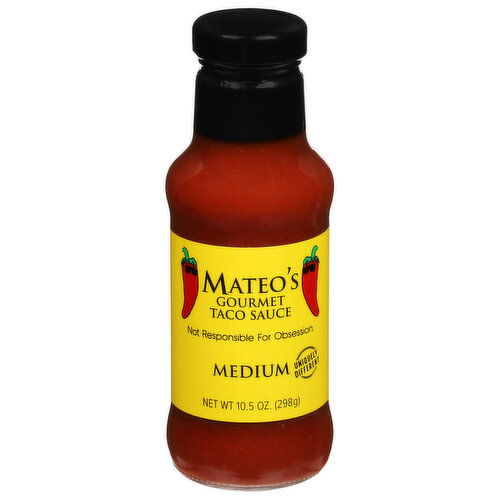 Mateo's Taco Sauce, Gourmet, Medium