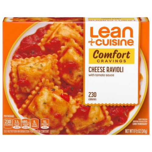 Lean Cuisine Ravioli, with Tomato Sauce, Cheese