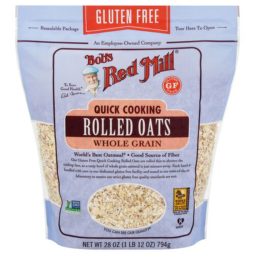 Bob's Red Mill Rolled Oats, Whole Grain