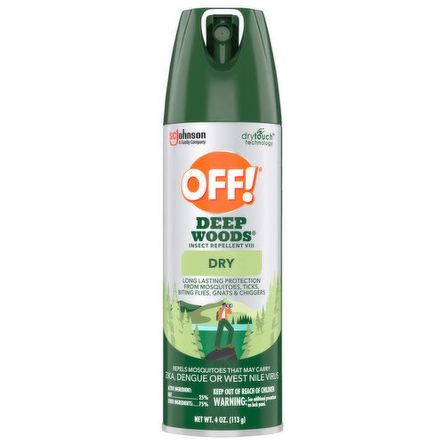 Off! Insect Repellent VIII, Dry, Deep Woods