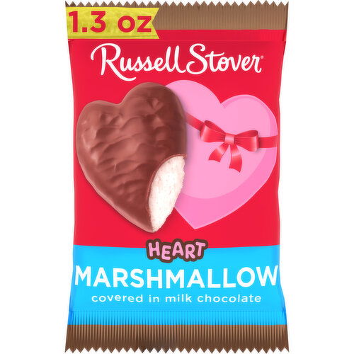 Russell Stover Milk Chocolate Marshmallow Heart