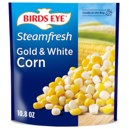 Birds Eye Steamfresh Gold and White Corn Frozen Vegetable