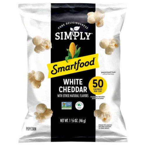 Smartfood Simply Popcorn White Cheddar 1 5/8 Oz