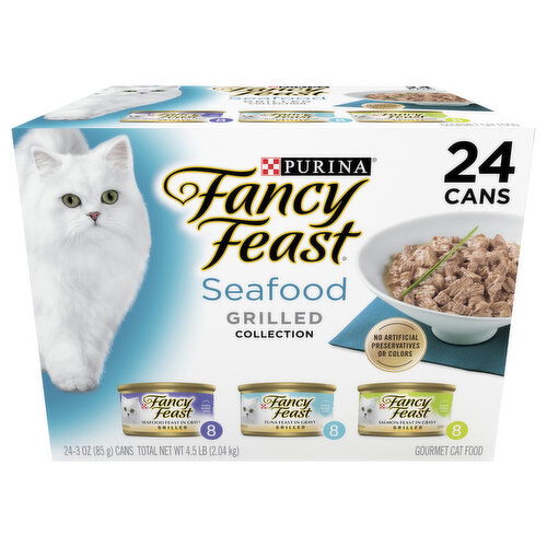 Fancy Feast Cat Food, Gourmet, Grilled Collection