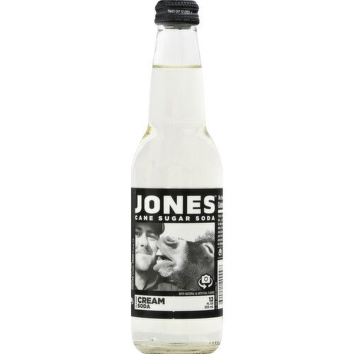 Jones Soda, Cane Sugar, Cream Flavor