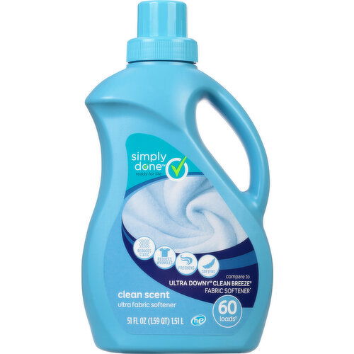 Simply Done Fabric Softener, Ultra, Clean Scent