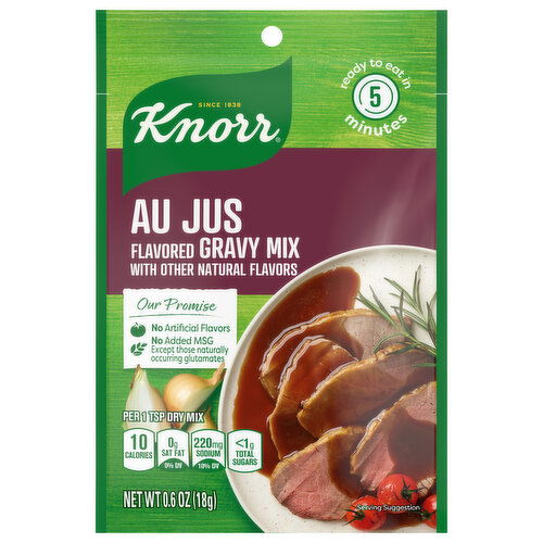 Knorr Gravy Mix, Au Jus Flavored