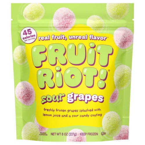 Fruit Riot! Sour Grapes - 8 Ounce