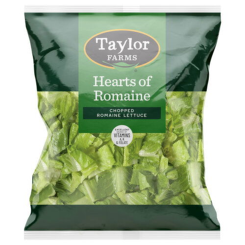 Taylor Farms Lettuce, Chopped, Hearts of Romaine