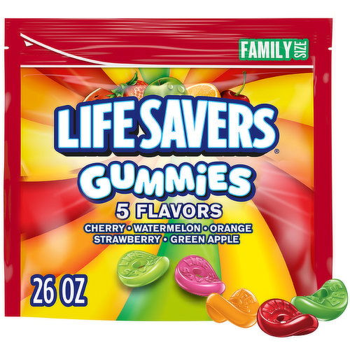 Life Savers LIFE SAVERS Gummy Candy, 5 Flavors, Family Size