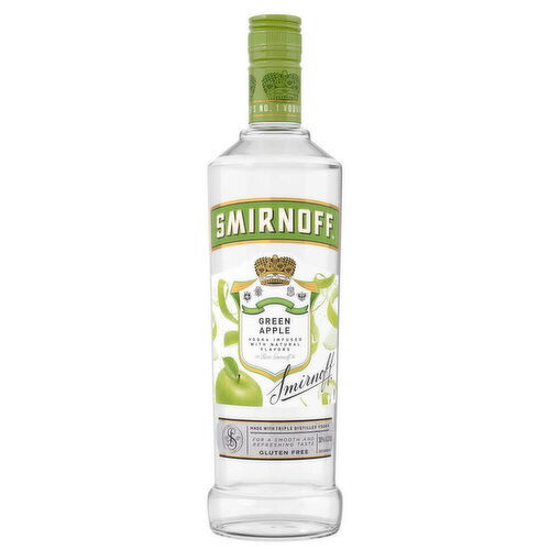 Smirnoff Green Apple Vodka, 750 ml    