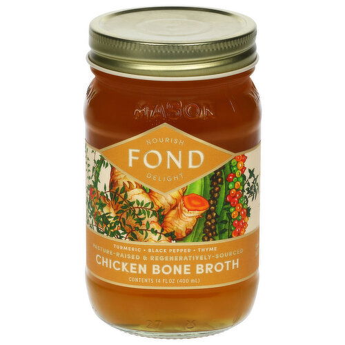 Fond Bone Broth, Chicken - 14 Fluid Ounce