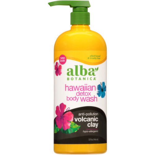 Alba Botanica Volcanic Clay Hawaiian Detox Body Wash