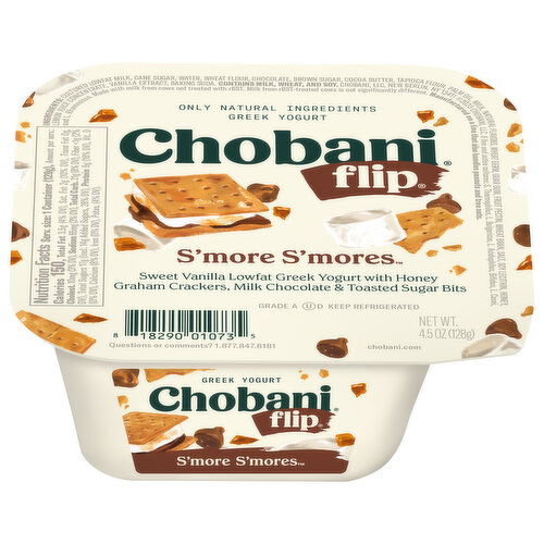 Chobani Yogurt, Greek, S'more S'mores