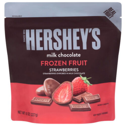 Hershey's Strawberries, Milk Chocolate, Frozen Fruit