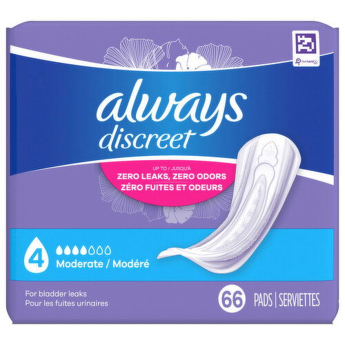 Always Pads, 4, Moderate