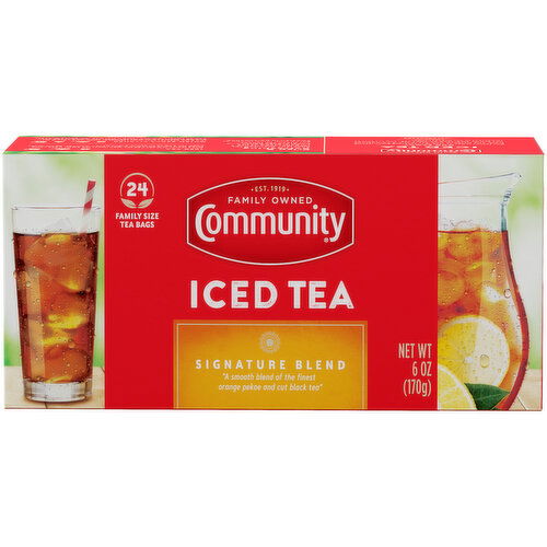 Community Coffee Signature Iced Tea Bags