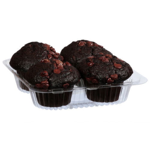 Brookshire's Fresh Baked Double Chocolate Muffins