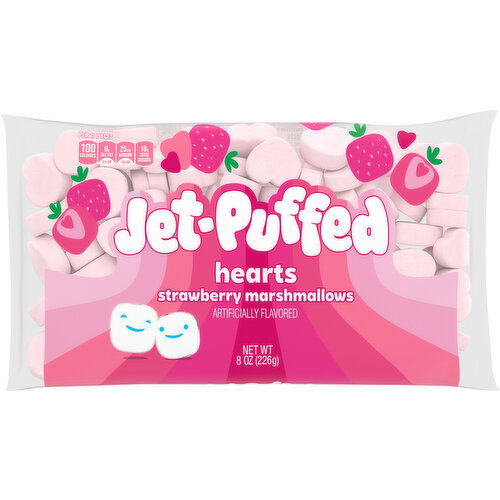 Jet-Puffed Hearts Strawberry Marshmallows