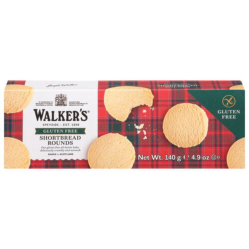 Walker's Shortbread Rounds, Gluten Free