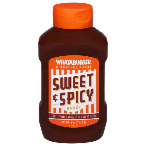 Whataburger Sweet & Spicy Sauce - 19 Ounce