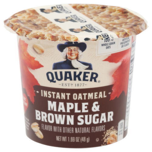 Quaker Instant Oatmeal, Maple & Brown Sugar