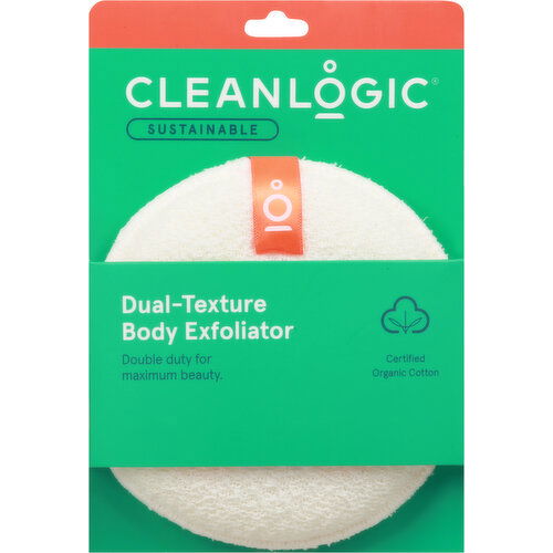 Cleanlogic Body Exfoliator, Dual-Texture