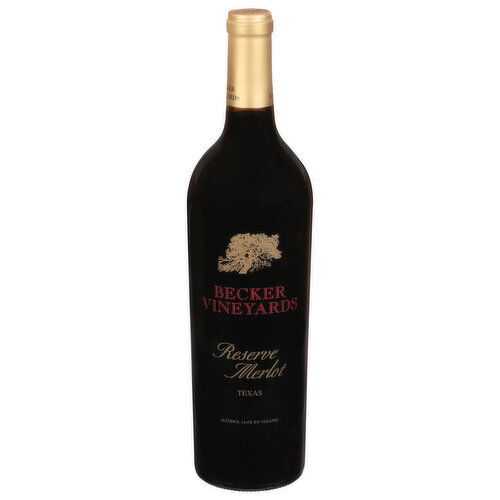 Becker Vineyards Reserve Merlot, Texas