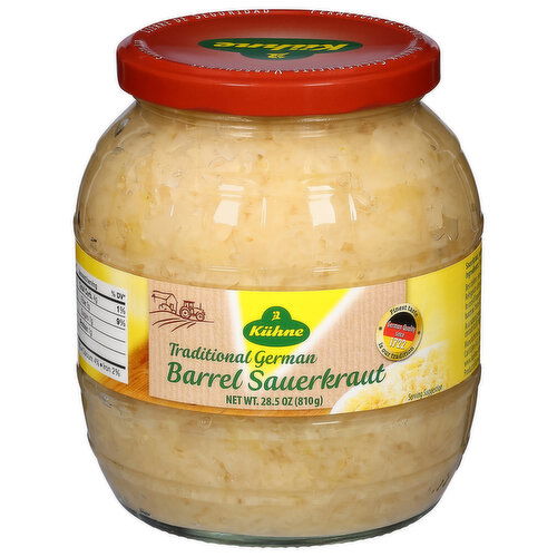 Kuhne Barrel Sauerkraut, Traditional German