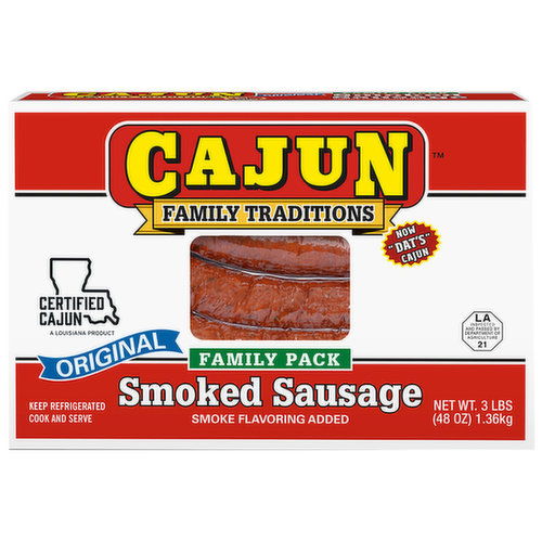 Cajun Family Traditions Original Smoked Sausage