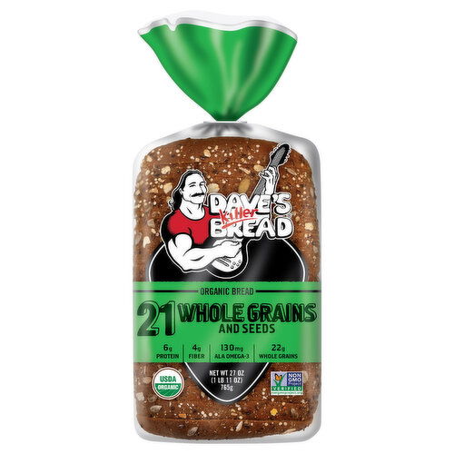 Dave's Killer Bread Organic 21 Whole Grain and Seed Bread - 27 Ounce