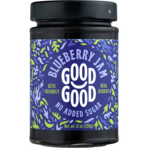 Good Good Jam, No Added Sugar, Blueberry