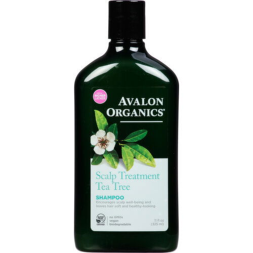 Avalon Organics Shampoo, Tea Tree, Scalp Treatment