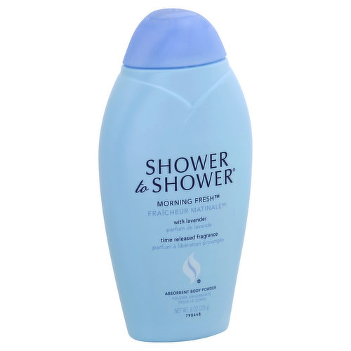 Shower To Shower Body Powder, Absorbent, Morning Fresh