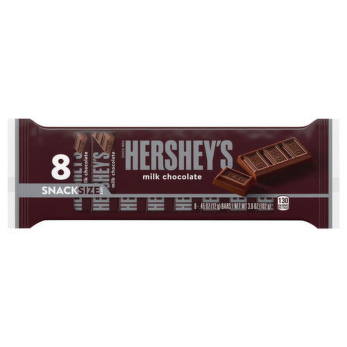 Hershey's Milk Chocolate, Bars, Snack Size