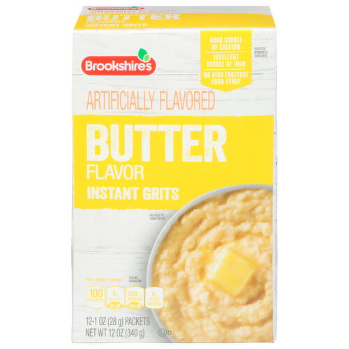 Brookshire's Butter Flavor Instant Grits Image 1 of 3