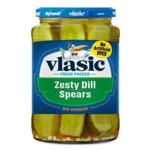 Vlasic Keto Friendly Zesty Dill Pickle Spears