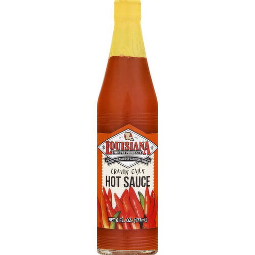 Louisiana Fish Fry Products Hot Sauce, Cravin Cajun