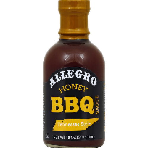 Allegro BBQ Sauce, Tennessee Style, Honey