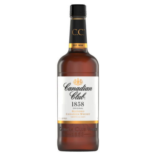 Canadian Club Aged 6 Years Premium Extra Original 1858 Whisky, 750 ml    