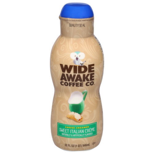 Wide Awake Coffee Co. Coffee Creamer, Sweet Italian Creme