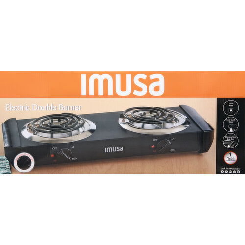 Imusa Double Burner, Electric