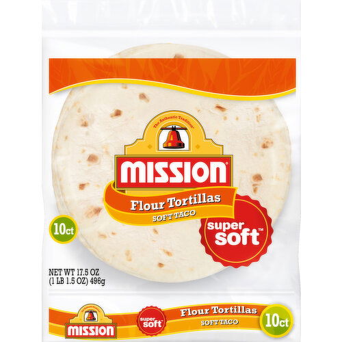 Mission Tortillas, Flour, Soft Taco