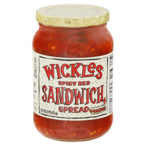 Wickles Sandwich Spread, Spicy Red