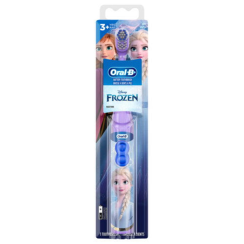 Oral-B Battery Toothbrush, Soft, Disney Frozen. 3+ Yrs