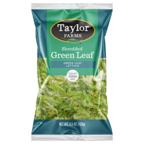 Taylor Farms Green Leaf, Shredded