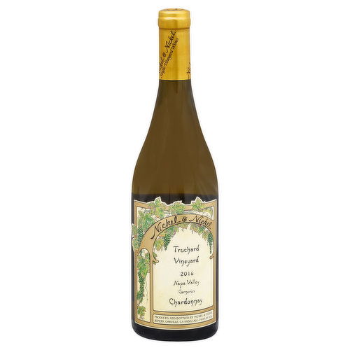 Nickel & Nickel Chardonnay, Carneros, Truchard Vineyard, Napa Valley, 2016 - 750 Milliliter