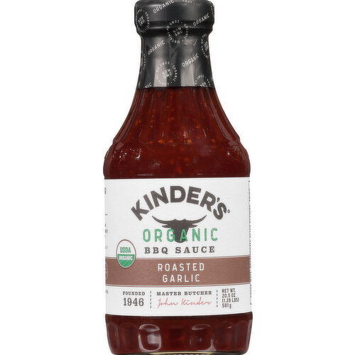 Kinder's BBQ Sauce, Organic, Roasted Garlic