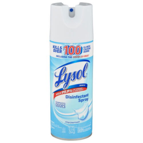 Lysol Disinfectant Spray, Crisp Linen Scent