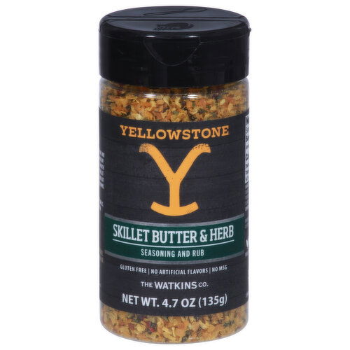 Yellowstone Seasoning and Rub, Skillet Butter & Herb